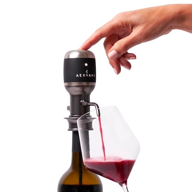 Aireador de vino eléctrico Aervana Select con tubo telescópico