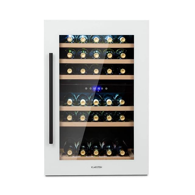 Vinoteca empotrable Klarstein Vinsider Duo Quartz, blanca