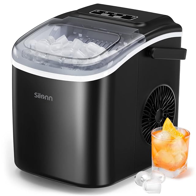 Máquina de hielo de sobremesa Silonn SLIM09B-U